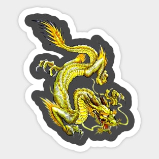 Descending Dragon 02 Sticker